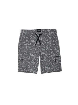 Aktuální Shimano Wear Cargo Shorts Grey Camo Size L