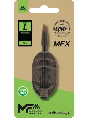 Akční Cena Mikado KRMÍTKO - METHOD FEEDER MFX - Q.M.F. vel. L - 20g - 1ks