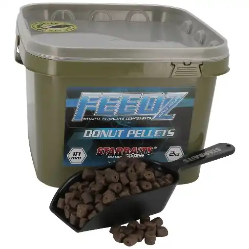 Nejlepší Volba Starbaits Feedz Donuts Pelety s dírou 15mm 2kg