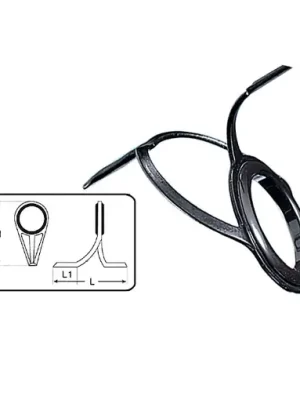 Expresní Doručení Vázací očko SiC Zirconia Double Leg LS #16