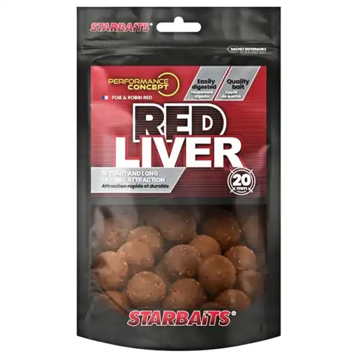 Cenová Bomba Starbaits Concept Boilie Red Liver 200g 20mm