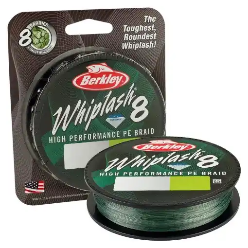 Berkley Whiplash 8 Moss Green 150m 0.10mm 14.8kg Akční Cena