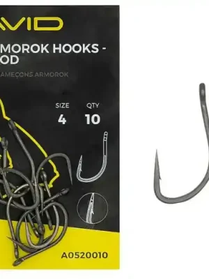 Vysoce Kvalitní Avid Carp Armorok Chod Hooks #2 Barbed