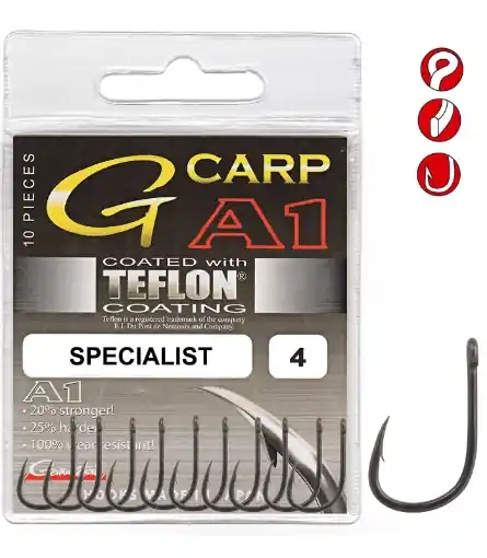 Gamakatsu G-Carp A1 PTFE Specialist Hook #4 Nejlepší Cena