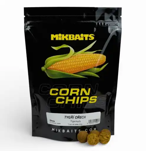 Must-Have Mikbaits Corn Chips Boilie Tygří Ořech 24mm 2.5kg