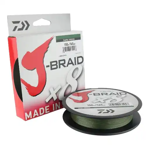 Must-Have Daiwa J-Braid X8 Tmavě zelená 150m 0.18mm 12.0kg