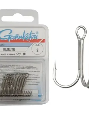 Gamakatsu 13N Treble Hooks #2 10ks Horká Nabídka