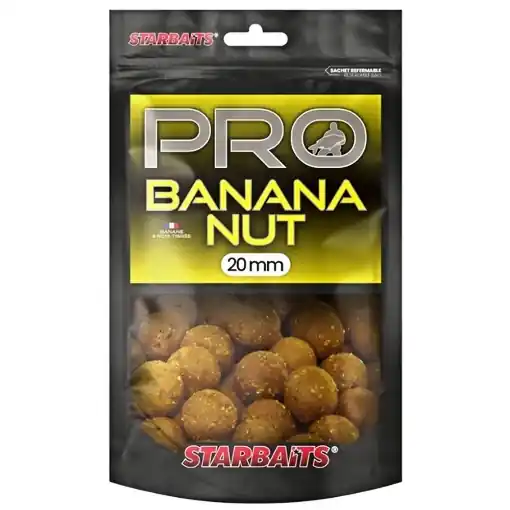 Odeslání Ihned Starbaits Probiotic Boilie Banana Nut 200g 20mm