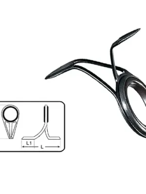 Aktuální Vázací očko Ceramic Double Leg E #8