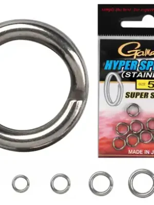 Gamakatsu Hyper Split Ring, vel.6 60kg (8ks) Sleva