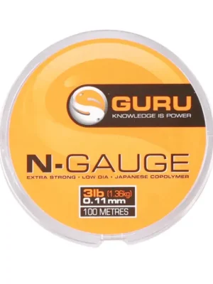Guru N-Gauge návazcová šňůra - 12lb (0,25mm) - 100m Top Prodej