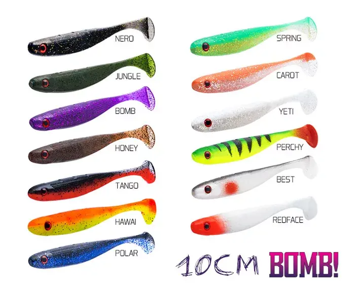Aktuální Delphin Rippa Gumová nástraha Spring 10cm 5ks