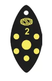 Swimy Inline Spinner Rotačka Willow I06 (Černo-žluté tečky) #1 - 4gr Sleva