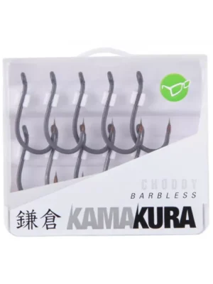 Nová Kolekce Korda Kamakura Choddy Barbless 6 Bezprotihrotové, ouškové háčky 10ks