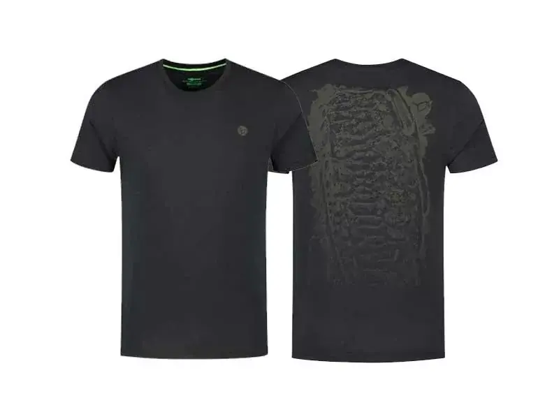 Korda LE Scaley Tee Black Olive Print Tričko XXL Top Prodej