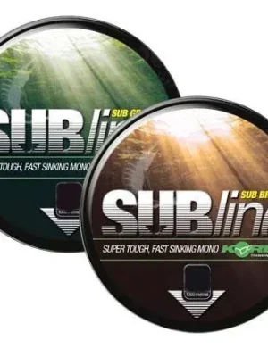Must-Have Korda Subline Ultra Tough 1000m - Brown 12lb - monofilní hlavní vlasec na kapry