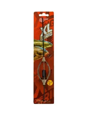 Novinka Benzar Mix rapid xl longcast rig Žebrovaný košík 25+20gr - hotová montáž - plus olověná zátěž - pro daleké hody