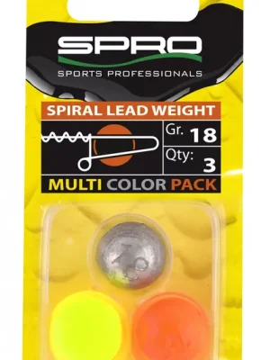 Autentický SPRO Spiral Weight Assorti Chebu olovo 18gr