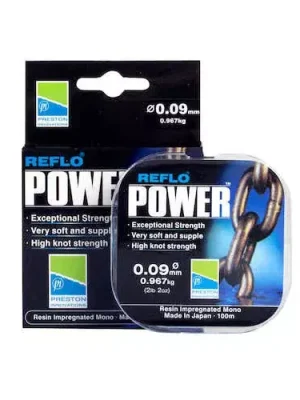 Originální Preston Reflo Power 100m 0,06mm Návazcový vlasec