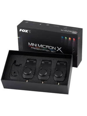 Fox Mini Micron X 3 Rod Set Sada elektronických signalizátorů záběru Ihned K Objednání