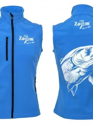 Carp Zoom CZ Pánská softshellová vesta, L, světle modrá Koupit Online