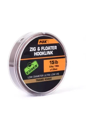 Top Prodej Fox EDGES™ Zig & Floater Hooklink 15lb - 0.30mm x100m Monofilní šňůra