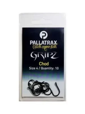 Nakupujte Hned Pallatrax Gripz Chod Hooks 4 Očka, kaprařský háček bez protihrotu 10ks