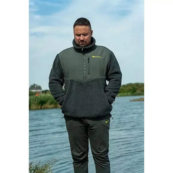 Nejlepší Cena Ridgemonkey Apearel Thermapro Sherpa Fleece Green Mikina L