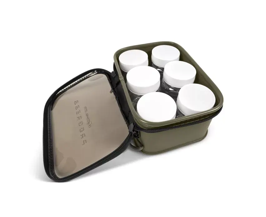 Horká Nabídka Korum Progress EVA Hookbait Pouch 6 Tub Taška na návnady