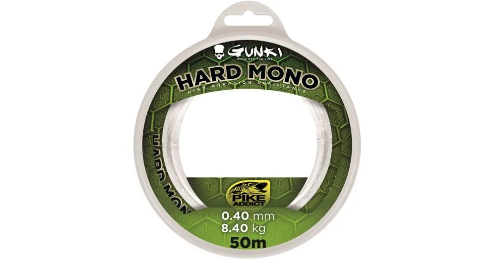 Gunki Vlasec Hard Mono 50m 0,50mm 13,7kg Rychlé Dodání