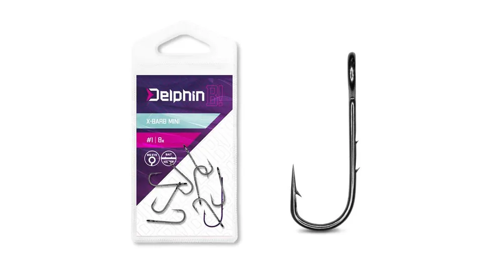 Sleva Delphin Háček na čeburašku B! X-BARB MINI Velikost 6 8ks