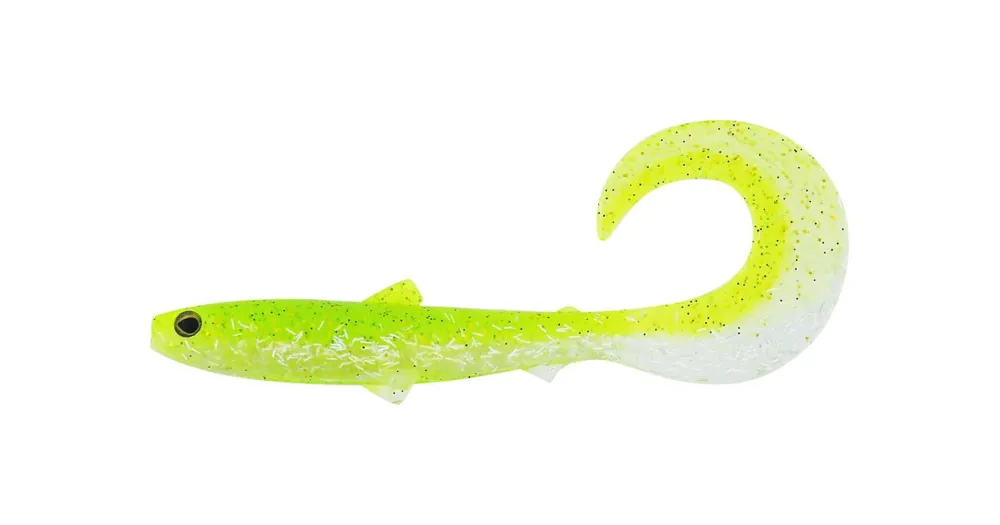 Jen Po Omezenou Doba Westin Gumová nástraha BullTeez Curltail 10cm 6g Holy Chartreuse 2ks