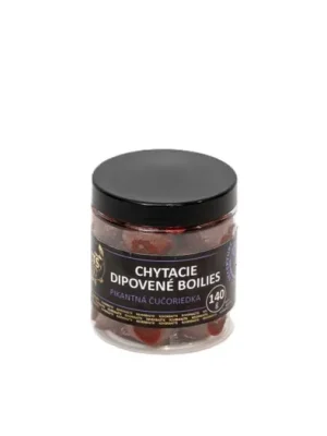 Riverbaits Chytací boilies v dipu HNV Pikantní borůvka 140g 24mm Akce