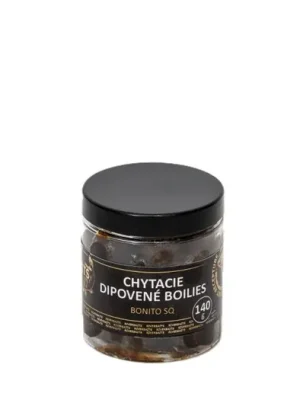 Nejprodávanější Riverbaits Chytací boilies v dipu HNV Bonito SQ 140g 24mm