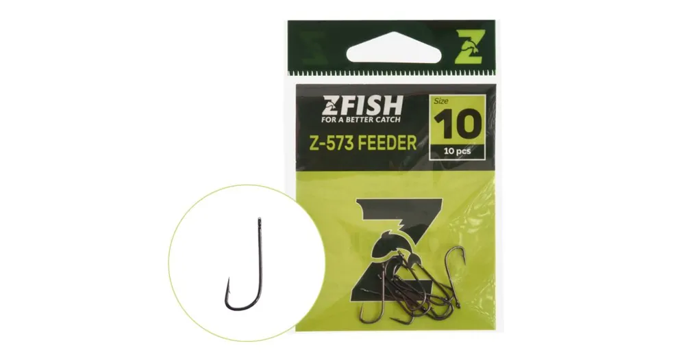 Nová Kolekce Zfish Háček Feeder Hooks Z-573 Velikost 6 10ks