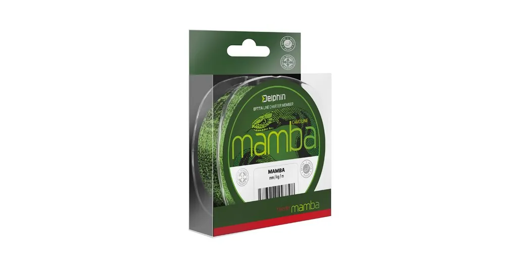 Delphin Vlasec MAMBA Feeder Kamufláž 300m 0,23mm 4,3kg Časově Omezené