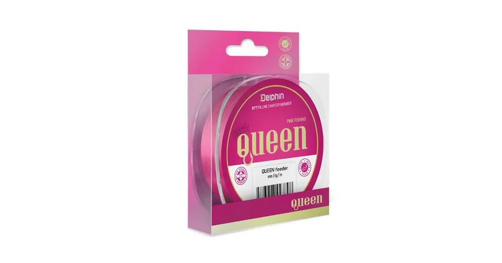 Nízká Cena Delphin Vlasec QUEEN Feeder Růžový 300m 0,18mm 2,7kg