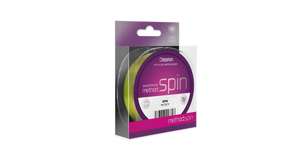 Delphin Vlasec METHOD SPIN Žlutý 300m 0,16mm 2,4kg Aktuální