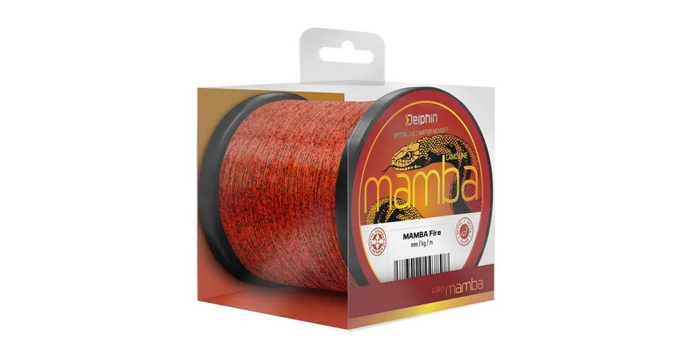 Delphin Vlasec MAMBA Carp Fire 1200m 0,32mm 7,4kg Vysoce Kvalitní