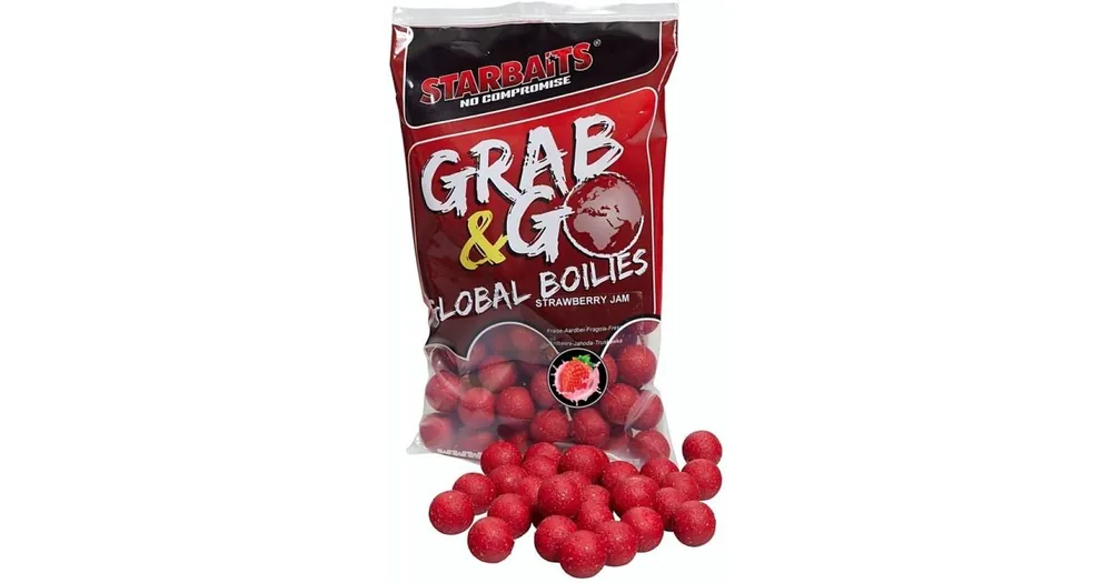 Nová Kolekce Starbaits Boilies Global Strawberry Jam 800g 14mm