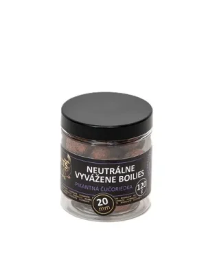 Riverbaits Neutrálně vyvážené boilies Pikantní borůvka 120g 20mm Akční Nabídka