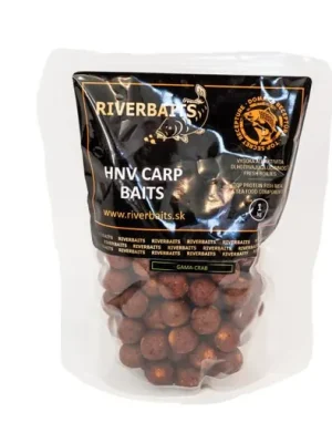 Riverbaits Boilies HNV Gama Crab 1kg 20mm Nová Kolekce