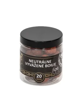 Riverbaits Neutrálně vyvážené boilies Gama Crab 120g 24mm Novinka