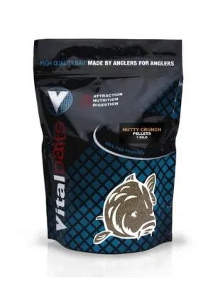 Vitalbaits Pelety Nutty Crunch 1kg 2mm Dokud Zásoby Vydrží