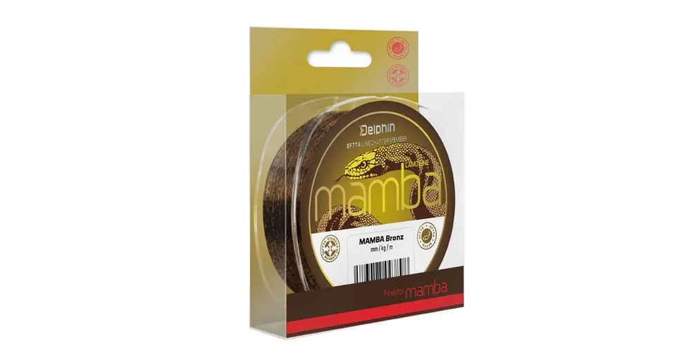 Výprodej Delphin Vlasec Mamba Feeder Bronz 200m 0,16mm 2,5kg