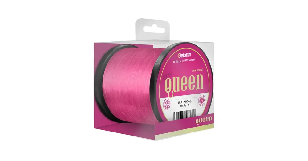Koupit Online Delphin Vlasec Queen Carp Růžová 600m 0,30mm 6,8kg