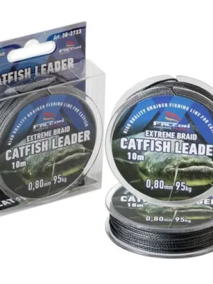 Falcon Šňůrka Catfish Leader Extreme Braid 10m 1,00mm 145kg Časově Omezené