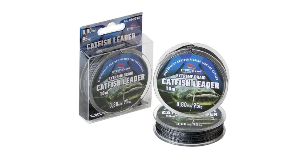 Falcon Šňůrka Catfish Leader Extreme Braid 10m 1,00mm 145kg Časově Omezené