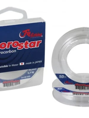 Nová Kolekce Fil Fishing Fluorostar Fluorocarbon 50m 0,12mm