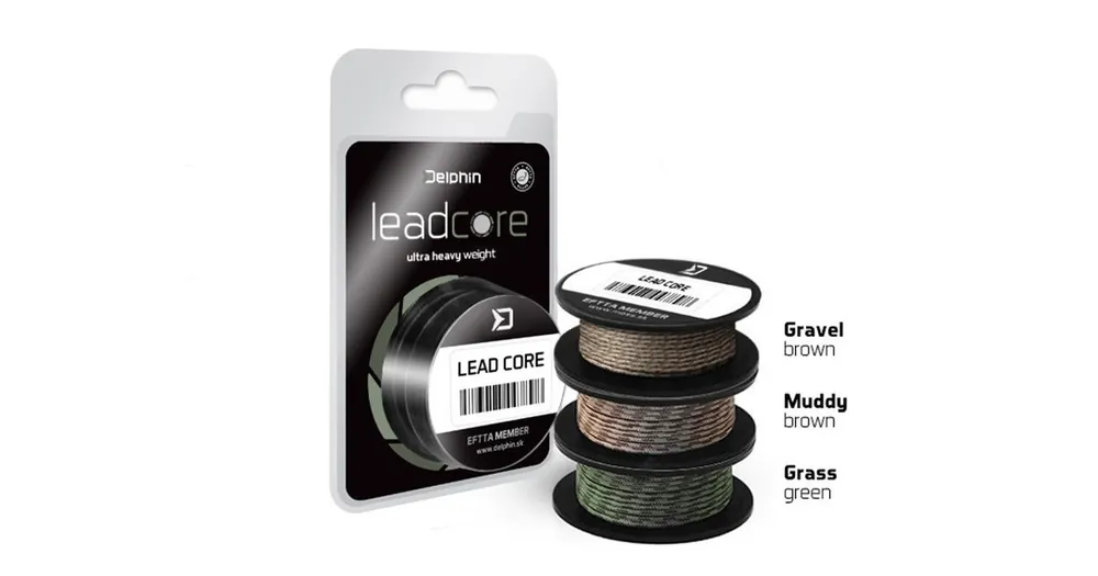 Ověřený Delphin Šňůrka Leadcore Zelená Grass 8m 45lbs